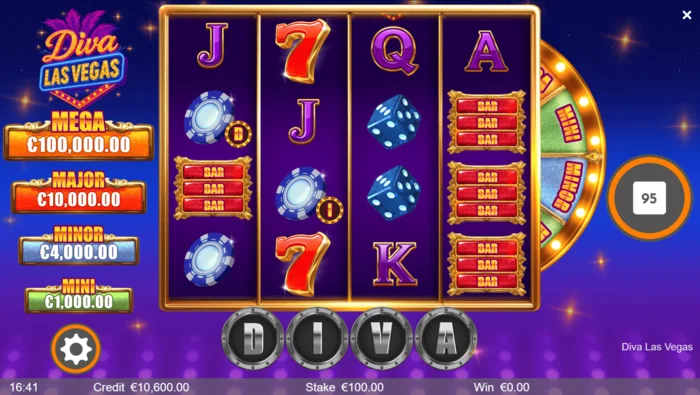 Diva Las Vegas - tela principal com bobinas 4x4